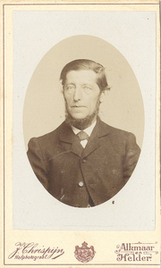 8309 Portret van Cornelis Leegwater, 189-?