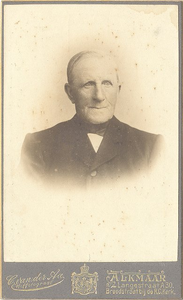 8314 Portret van Pieter Schuit, ca. 1910