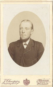 8319 Portret van Klaas Wit, ca. 1900