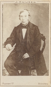 foto-8442 Portret van Jacob Avis, omstreeks 1860, ca. 1883
