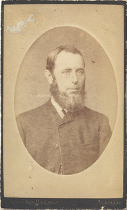 foto-8450 Portret van Dirk Groothuizen, omstreeks 1880, 188-?
