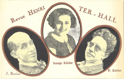 11106 Revue Henri Ter Hall : J. Buziau, Roosje K hler, P. K hler, ca. 1920