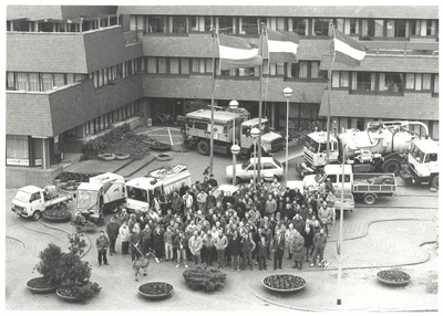 foto-11953 Personeel en materieel van Openbare Werken gemeente Hoorn, 1989