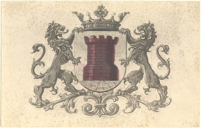 18916 Gemeentewapen van Wijdenes, ca. 1930