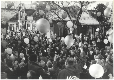 foto-19066 15 maart 1958 ; 25-jarig ambtsjubileum van burgemeester Honijk, 1958