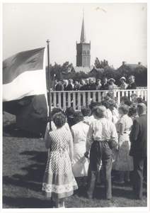 foto-24315 Installatie L.P.H. Schepers als nieuwe burgemeester van Grootebroek, 1958