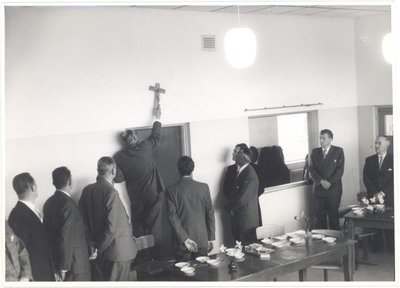 foto-26242 Inwijding rooms-katholieke lagere school St. Victor, Obdam, ca. 1965