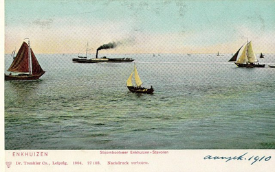 5815 Enkhuizen : Stoombootveer Enkhuizen - Stavoren, 1904