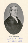 foto-7209 Portret van C. Steketee, predikant van de gereformeerde gemeente Andijk, 186-?