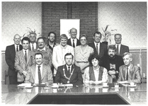 foto-16261 Gemeenteraad van Noorder-Koggenland, periode 1986-1990, ca. 1990