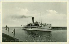 foto-34603 Stoomboot-Veerdienst Enkhuizen-Stavoren s.s. R. van Hasselt. Aankomst te Enkhuizen., ca. 1936