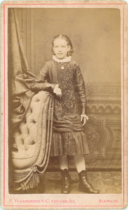 foto-35139 Portret onbekend meisje, ca. 1870-1880