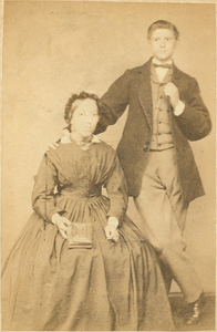 foto-35570 Portret onbekende man en vrouw, ca. 1870-1880