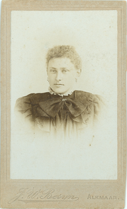 foto-35578 Portret onbekende vrouw, ca. 1890-1900