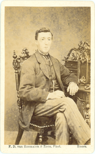 foto-35805 Portret van Jan Donker, ca. 1875