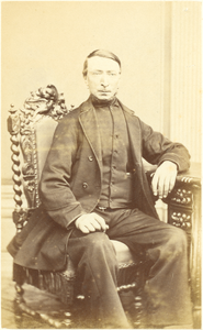 foto-35806 Portret van een onbekende man, ca. 1875