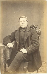 foto-35809 Portret van een onbekende man, ca. 1875