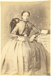 foto-35813 Portret van een onbekende vrouw, ca. 1870