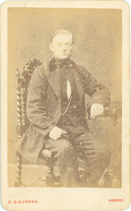 foto-35919 Portret van een onbekende man, ca. 1880