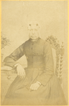 foto-37457 Portret van een onbekende dame, ca. 1870