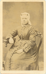 foto-37492 Portret van een onbekende vrouw, ca. 1870