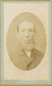 foto-37508 Portret van een onbekende man, ca. 1885