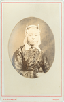 foto-37543 Portret van een onbekende vrouw, ca. 1875