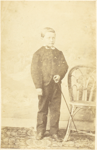 foto-37553 Portret van een onbekend jongetje, ca. 1865