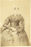 foto-37569 Portret van een onbekende vrouw, ca. 1865