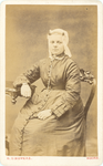 foto-37615 Portret van een onbekende vrouw, ca. 1875 - ca. 1885