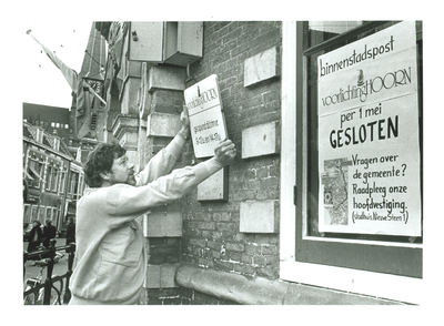 37880 Sluiting binnenstadspost bureau Voorlichting, ca. 1980