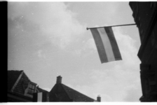 438 Nederlandse vlag hangt uit bij een woning in Hoorn