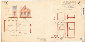 10001035 Verbouw tot timmerloods en badlokalen vann regulateurskamer, Hoorn, 1904