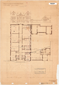 10001118 Verwarmingsplan Rijks Tuinbouwwinterschool, Hoorn, Bontekoestraat, 1913