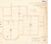 10001157 Gemeente-reiniging, plan-vloerliggers woning, Hoorn, 1914