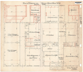 10001255 Plan tot verbouw van perceel Groot Oost 41, Hoorn, Grote Oost 41, 1917