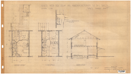 10001341 Schets voor de bouw van arbeiderswoningen na de oorlog: Type L, Hoorn, 1944