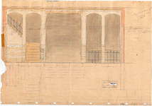 10001397 Doorsnede vestibule, Rijkstuinbouw Winterschool, Hoorn, Bontekoestraat, 1914