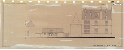 10001838 Inclusief zijgevels Achterom 2 en Roode Steen 1, Hoorn, Proostensteeg oneven, 1974