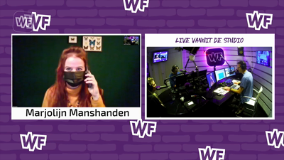 488 WEEFF Radio interviewt vanuit de studio Marjolijn Manshanden over mondkapjes, 06-10-2020
